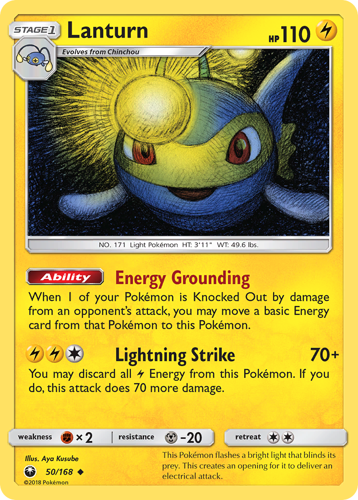 Lanturn (50/168) [Sun & Moon: Celestial Storm] | Local Legends