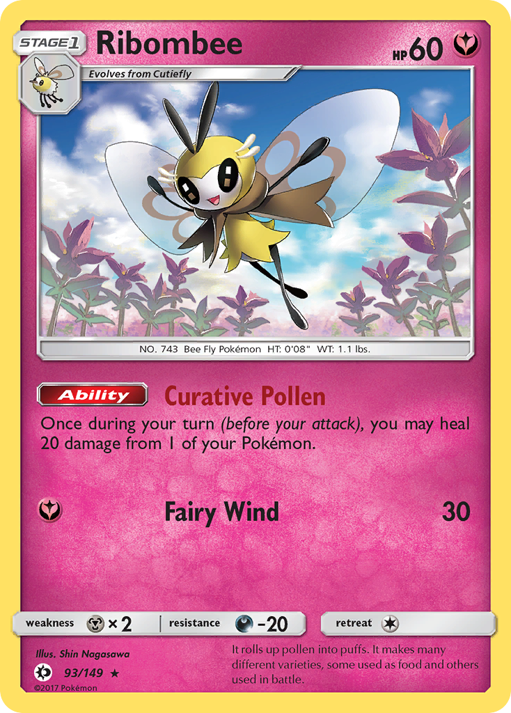 Ribombee (93/149) [Sun & Moon: Base Set] | Local Legends