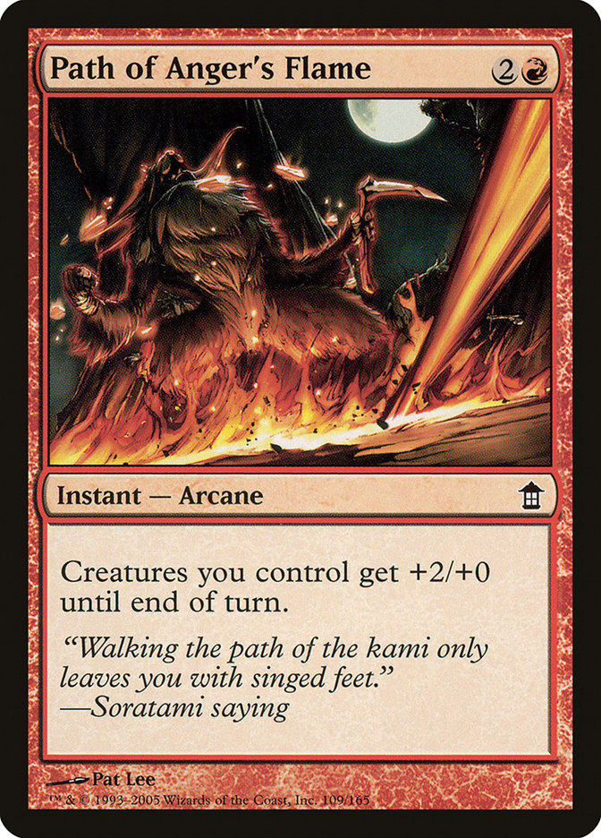 Path of Anger's Flame [Saviors of Kamigawa] | Golgari Games