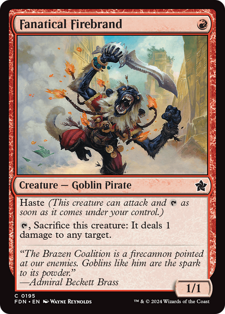 Fanatical Firebrand [Foundations] | Local Legends