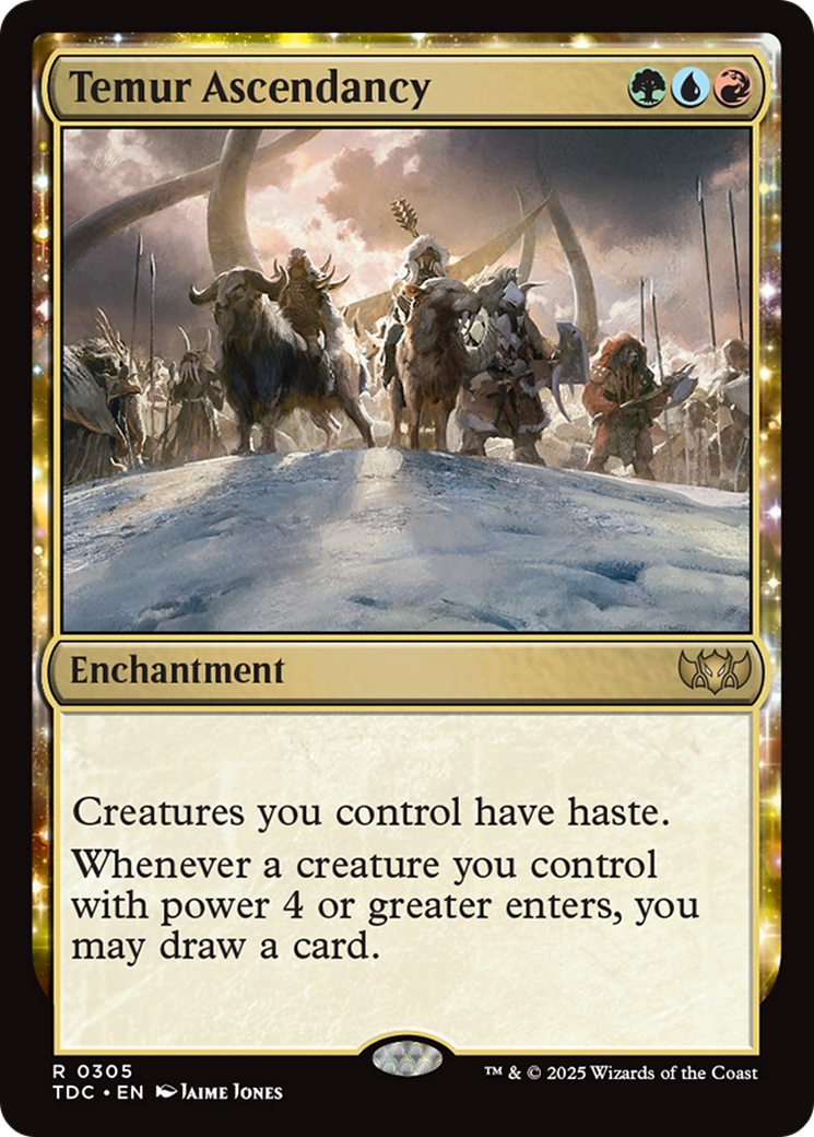 Temur Ascendancy [Tarkir: Dragonstorm Commander] | Local Legends