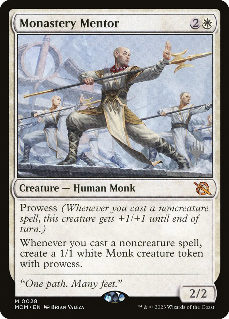 Monastery Mentor (Promo Pack) [March of the Machine Promos] | Local Legends