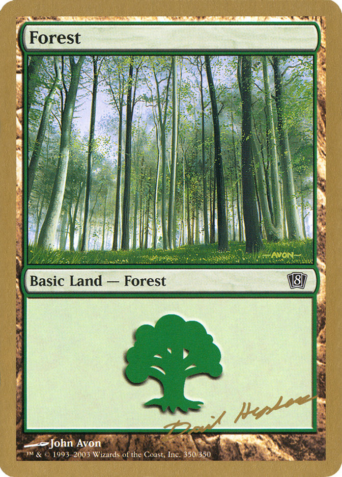 Forest (dh350) (Dave Humpherys) [World Championship Decks 2003] | Golgari Games