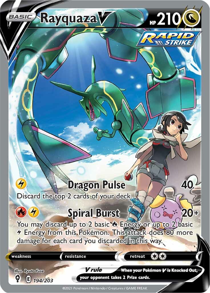 Rayquaza V (194/203) [Sword & Shield: Evolving Skies] | Golgari Games