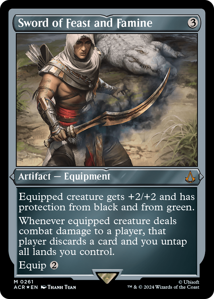 Sword of Feast and Famine (Foil Etched) [Assassin's Creed] | Local Legends
