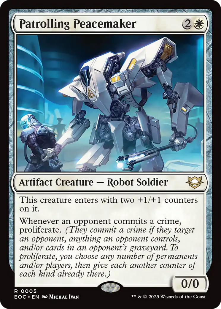 Patrolling Peacemaker [Edge of Eternities Commander] | Local Legends