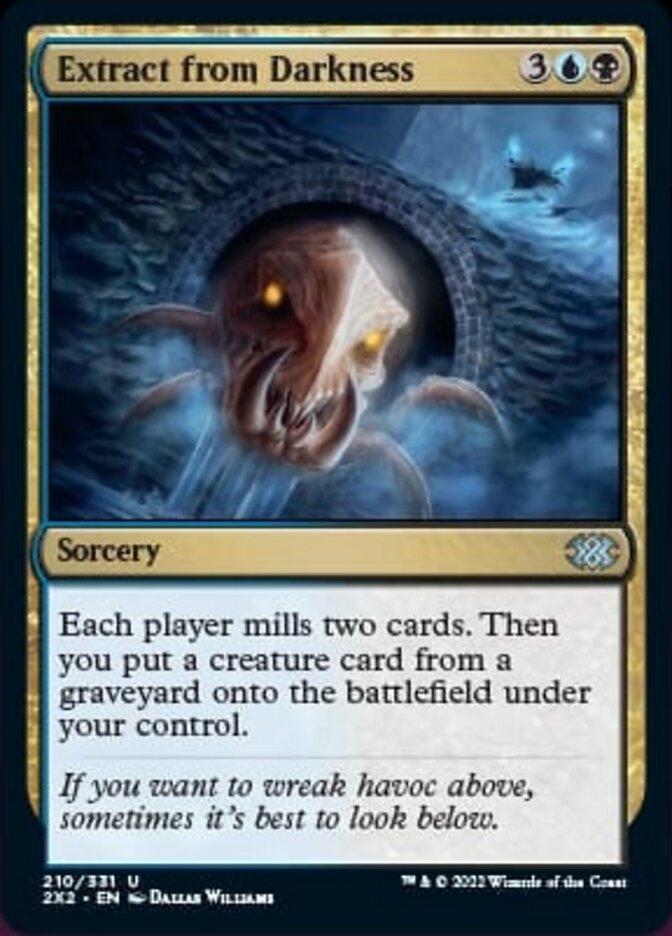 Extract from Darkness [Double Masters 2022] | Local Legends