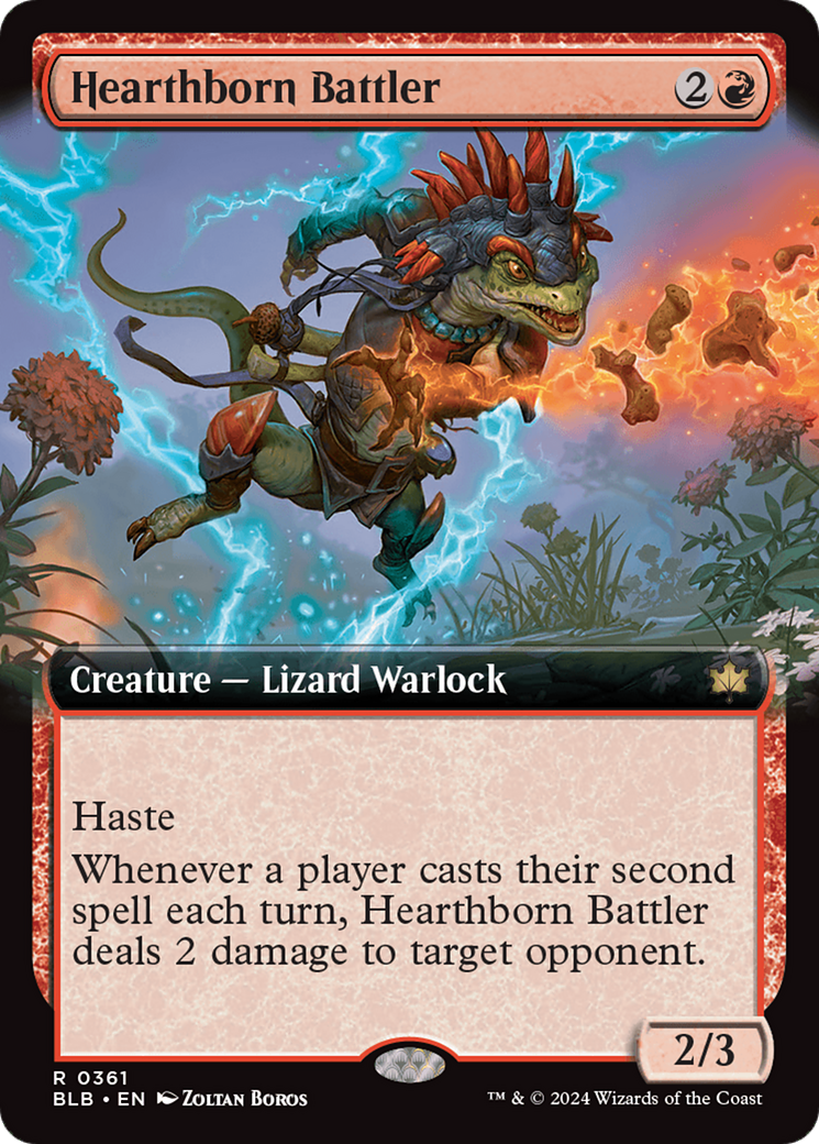 Hearthborn Battler (Extended Art) [Bloomburrow] | Golgari Games