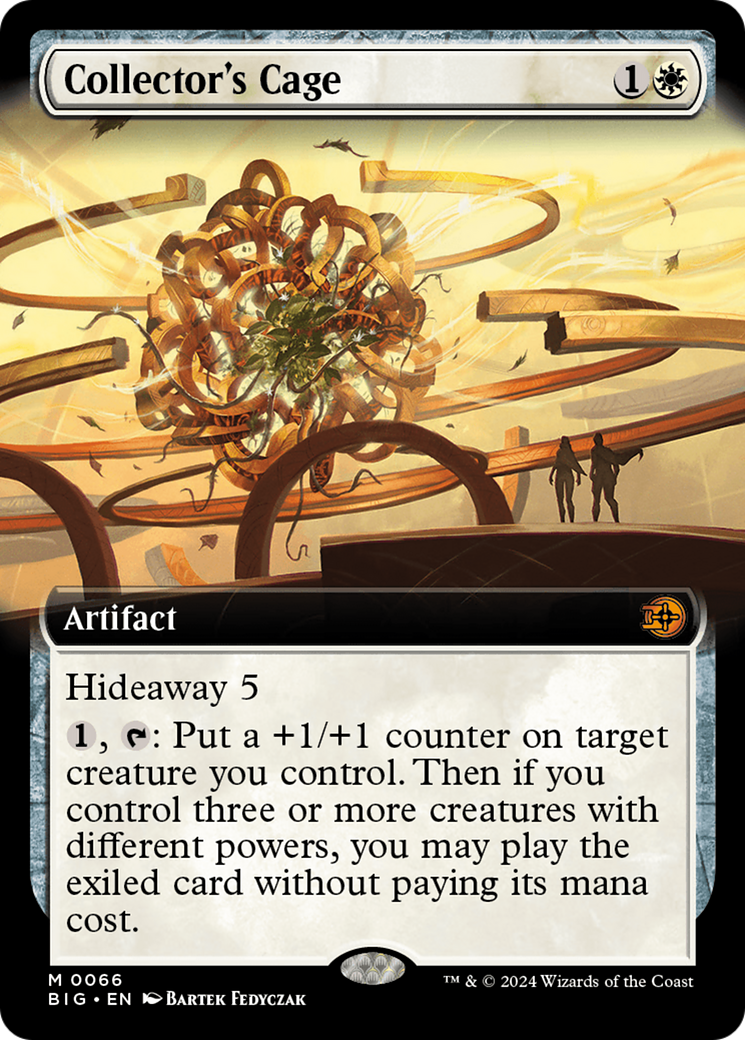 Collector's Cage (Extended Art) [Outlaws of Thunder Junction: The Big Score] | Local Legends