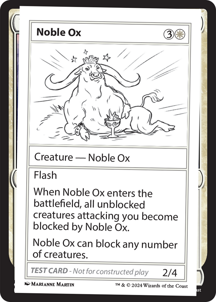 Noble Ox [Mystery Booster 2 Playtest Cards] | Local Legends