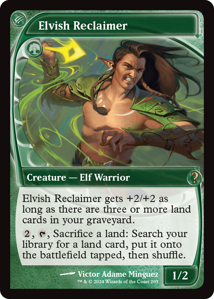 Elvish Reclaimer (Future Sight) [Mystery Booster 2] | Local Legends