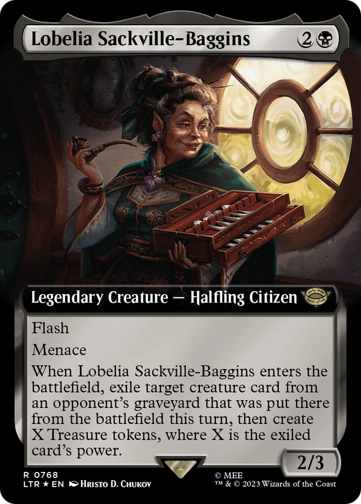 Lobelia Sackville-Baggins (Extended Art) (Surge Foil) [The Lord of the Rings: Tales of Middle-Earth] | Local Legends