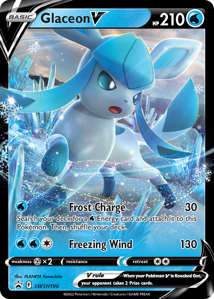 Glaceon V (SWSH196) [Sword & Shield: Black Star Promos] | Local Legends