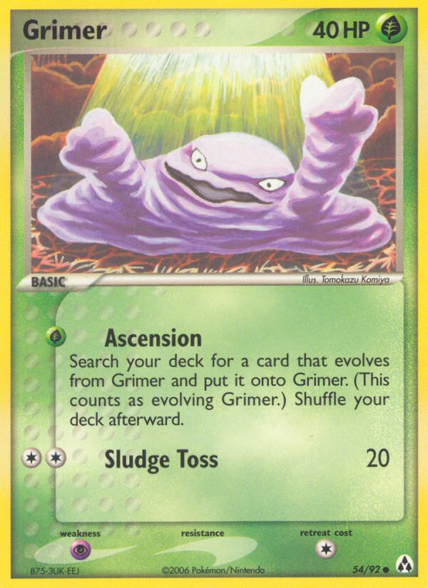 Grimer (54/92) [EX: Legend Maker] | Local Legends