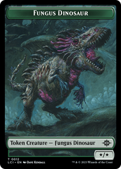 Fungus Dinosaur // Dinosaur (0001) Double-Sided Token [The Lost Caverns of Ixalan Tokens] | Golgari Games