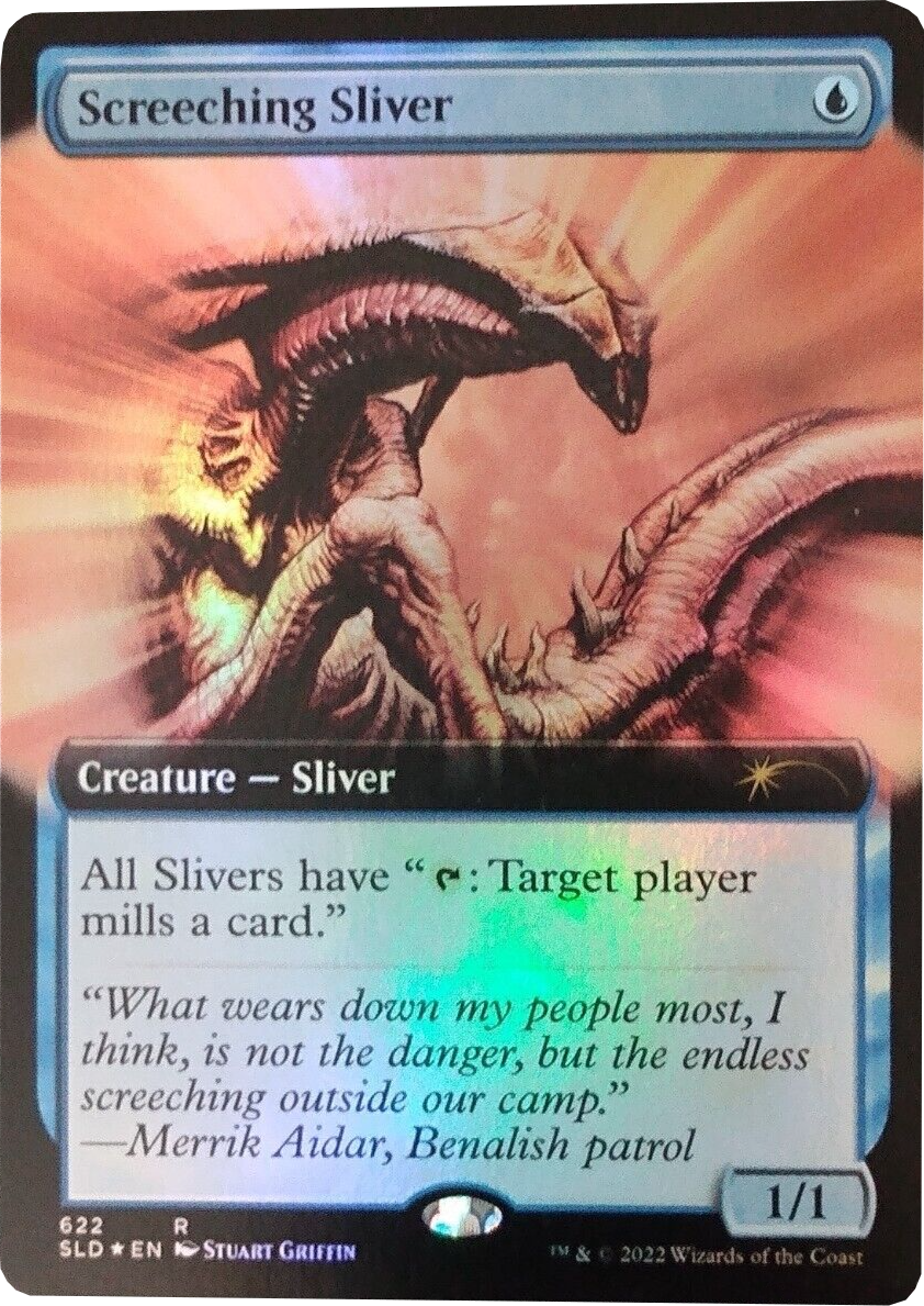 Screeching Sliver (Extended Art) [Secret Lair Drop Promos] | Local Legends