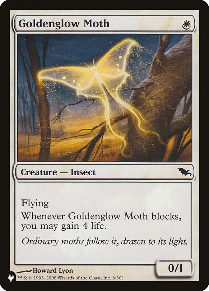 Goldenglow Moth [The List] | Local Legends