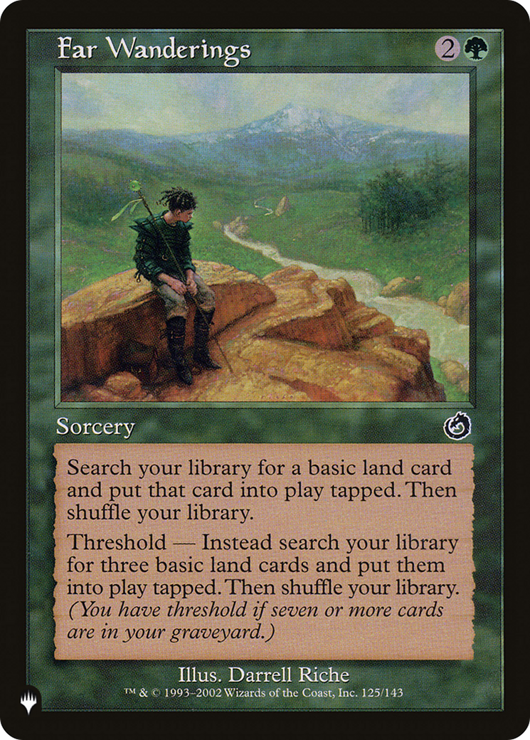 Far Wanderings [The List] | Local Legends