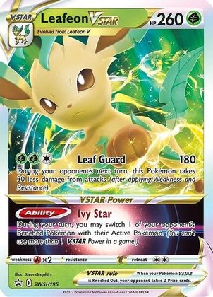 Leafeon VSTAR (SWSH195) [Sword & Shield: Black Star Promos] | Local Legends