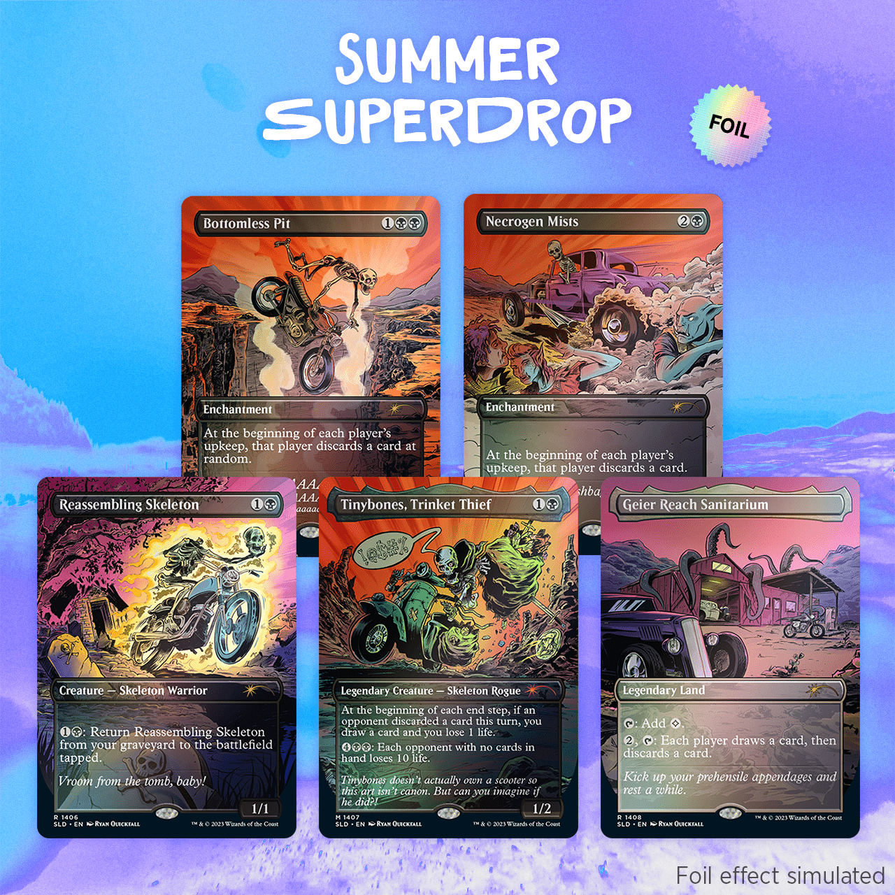 Secret Lair: Drop Series - Bad to the Bones (Foil Edition) | Local Legends