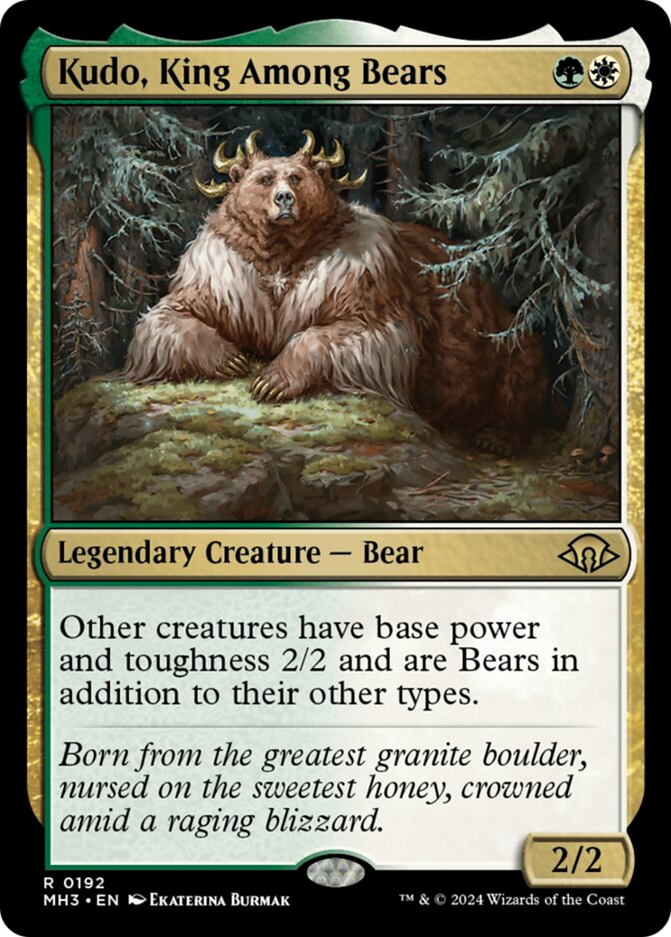 Kudo, King Among Bears [Modern Horizons 3] | Local Legends