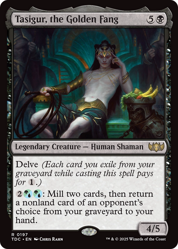 Tasigur, the Golden Fang [Tarkir: Dragonstorm Commander] | Local Legends