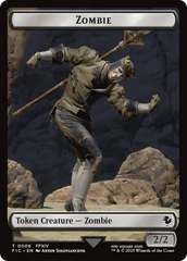 Moogle // Zombie Double-Sided Token [FINAL FANTASY Commander Tokens] | Local Legends
