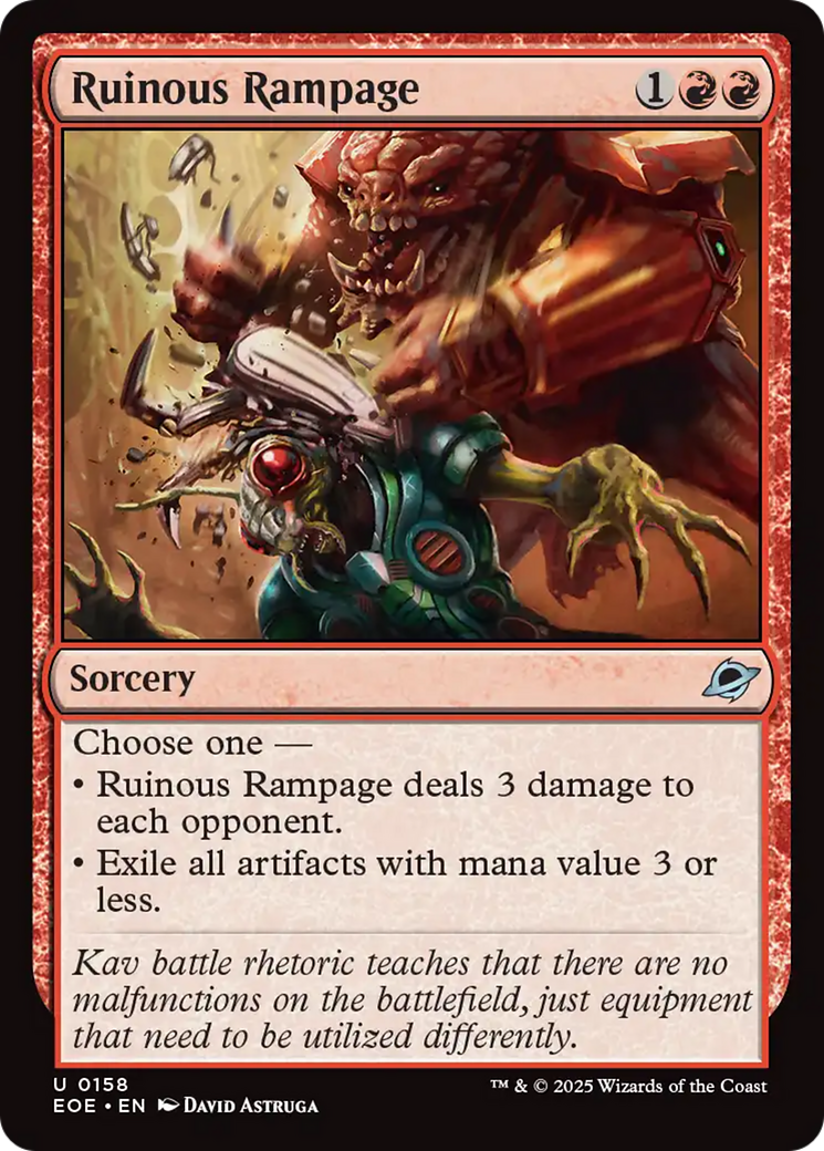 Ruinous Rampage [Edge of Eternities] | Local Legends