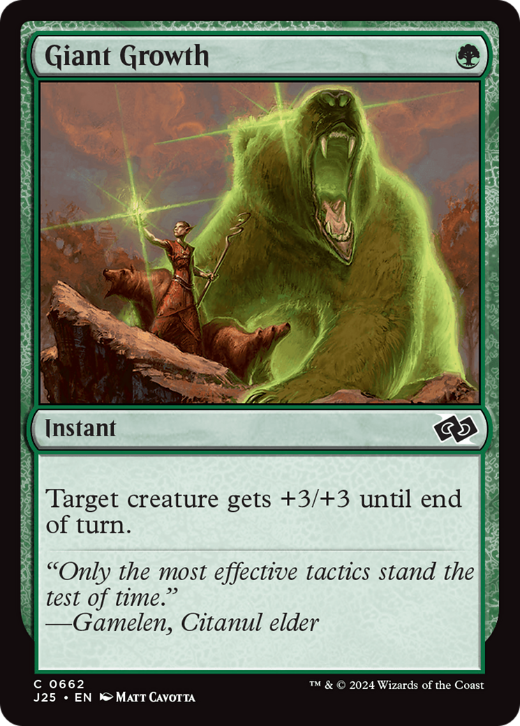 Giant Growth [Foundations Jumpstart] | Local Legends