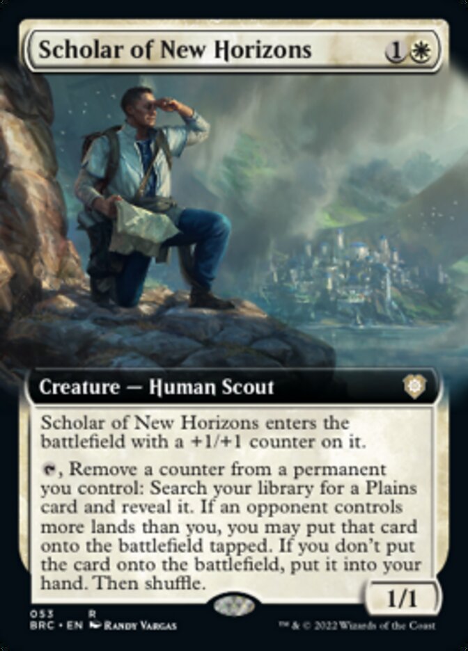 Scholar of New Horizons (Extended Art) [The Brothers' War Commander] | Local Legends