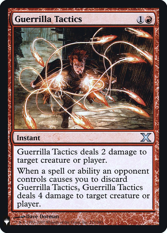 Guerrilla Tactics [Mystery Booster] | Local Legends