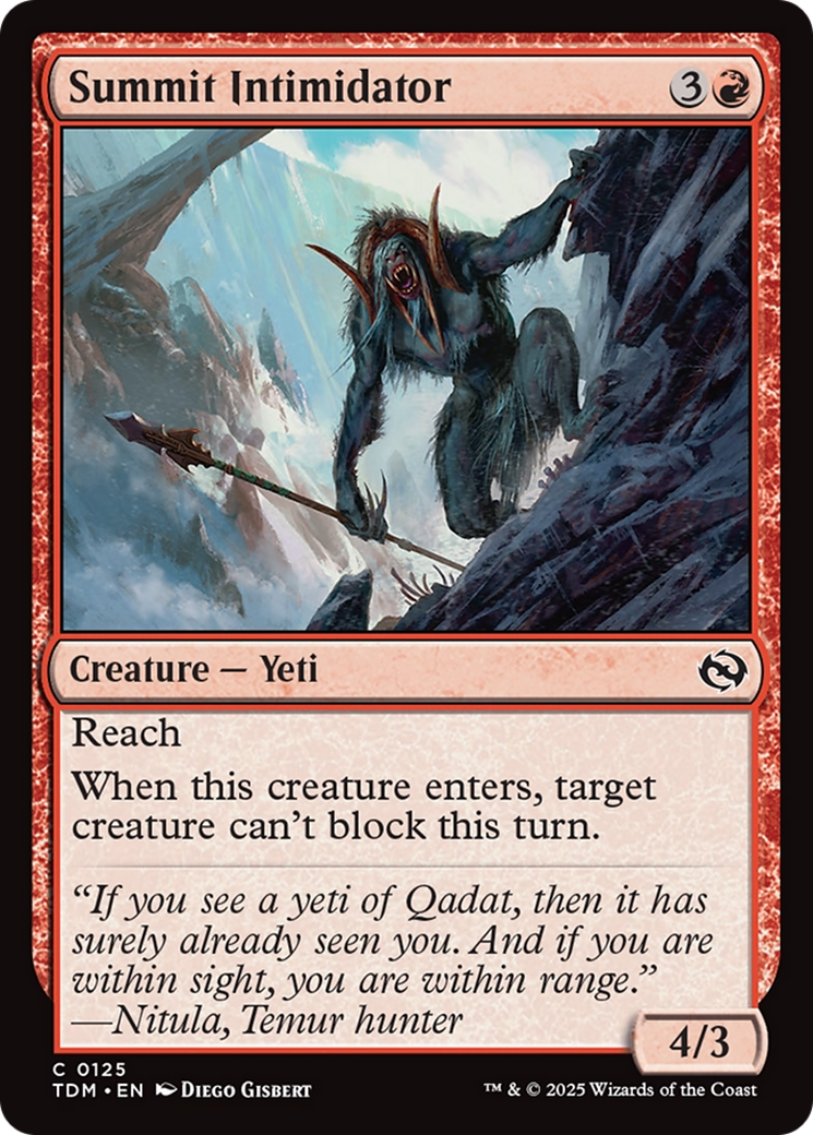 Summit Intimidator [Tarkir: Dragonstorm] | Local Legends