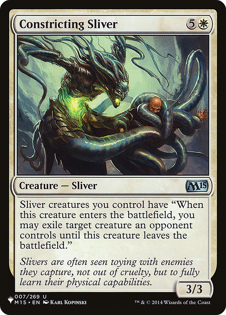 Constricting Sliver [The List] | Local Legends