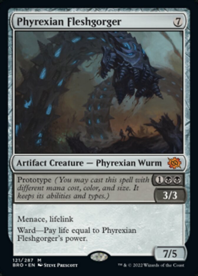 Phyrexian Fleshgorger (Promo Pack) [The Brothers' War Promos] | Golgari Games