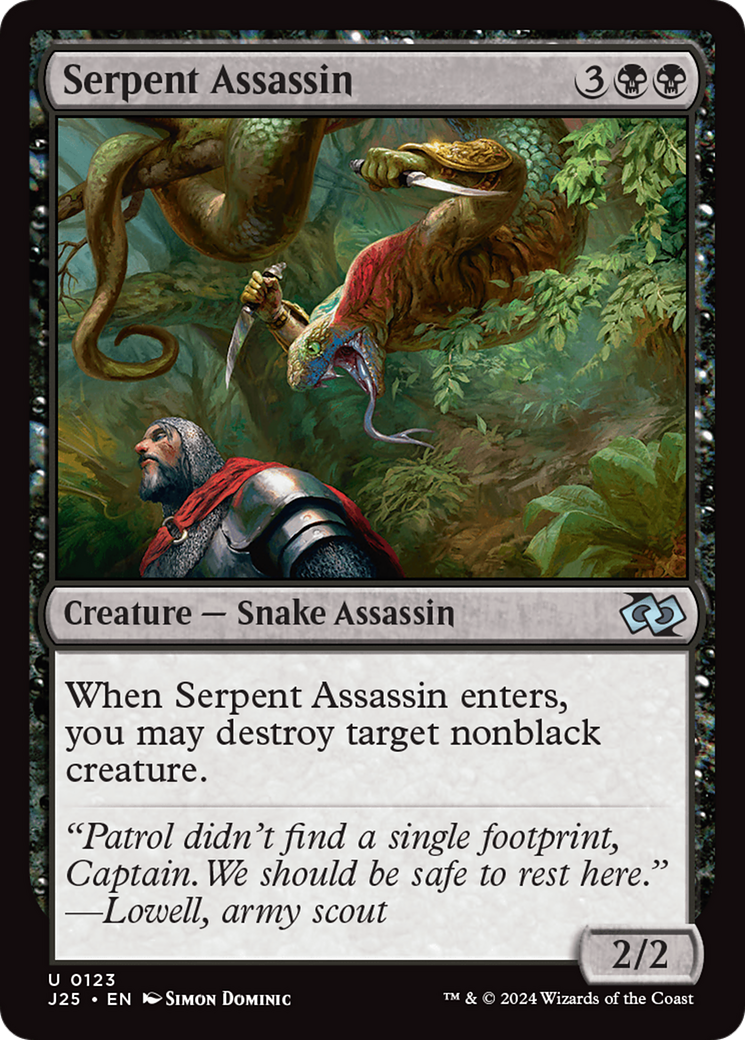 Serpent Assassin [Foundations Jumpstart] | Local Legends