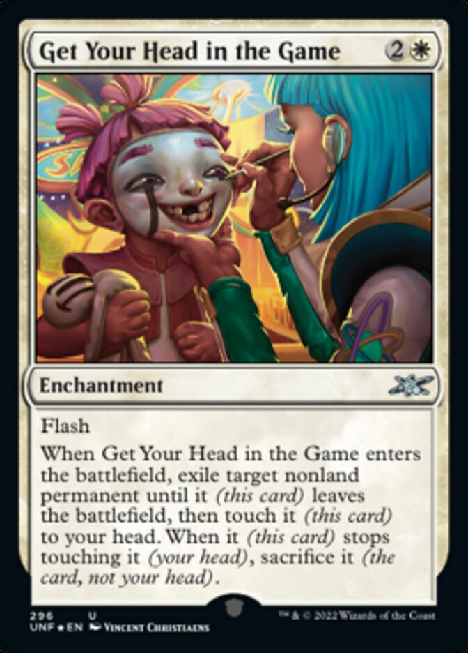 Get Your Head in the Game (Galaxy Foil) [Unfinity] | Local Legends