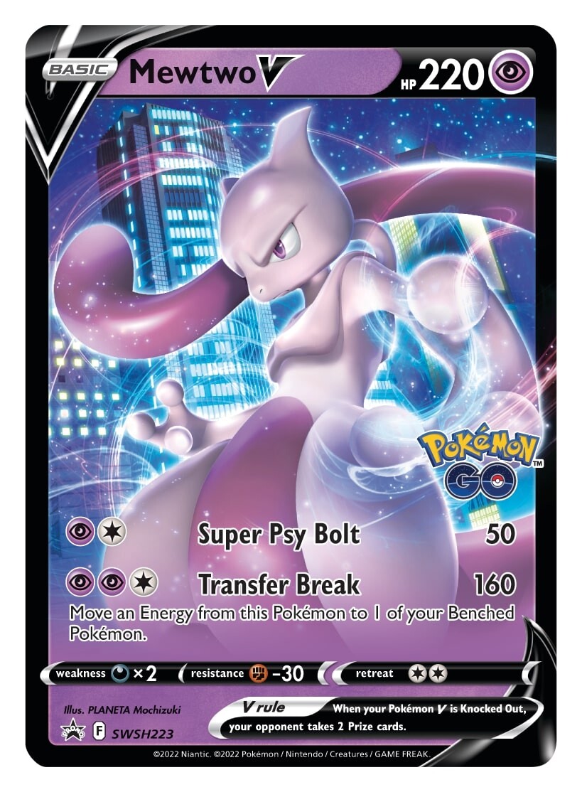 Mewtwo V (SWSH223) [Sword & Shield: Black Star Promos] | Local Legends