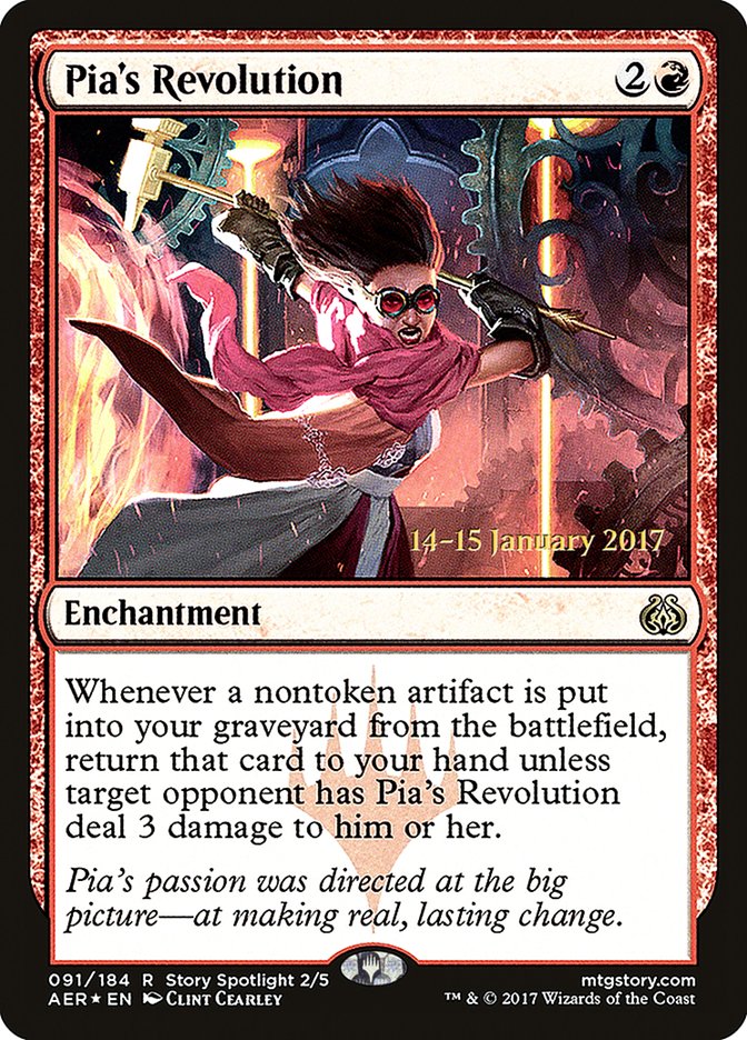 Pia's Revolution [Aether Revolt Prerelease Promos] | Local Legends