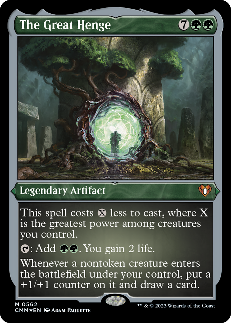 The Great Henge (Foil Etched) [Commander Masters] | Local Legends