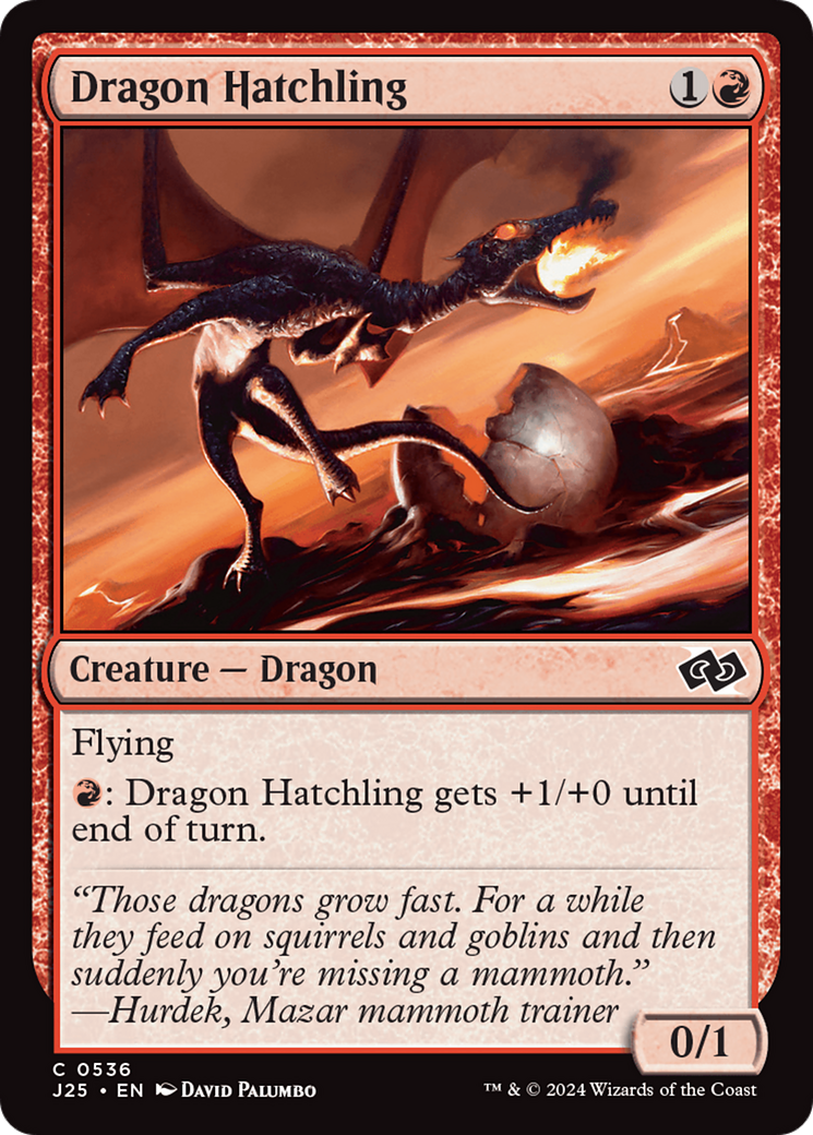 Dragon Hatchling [Foundations Jumpstart] | Local Legends