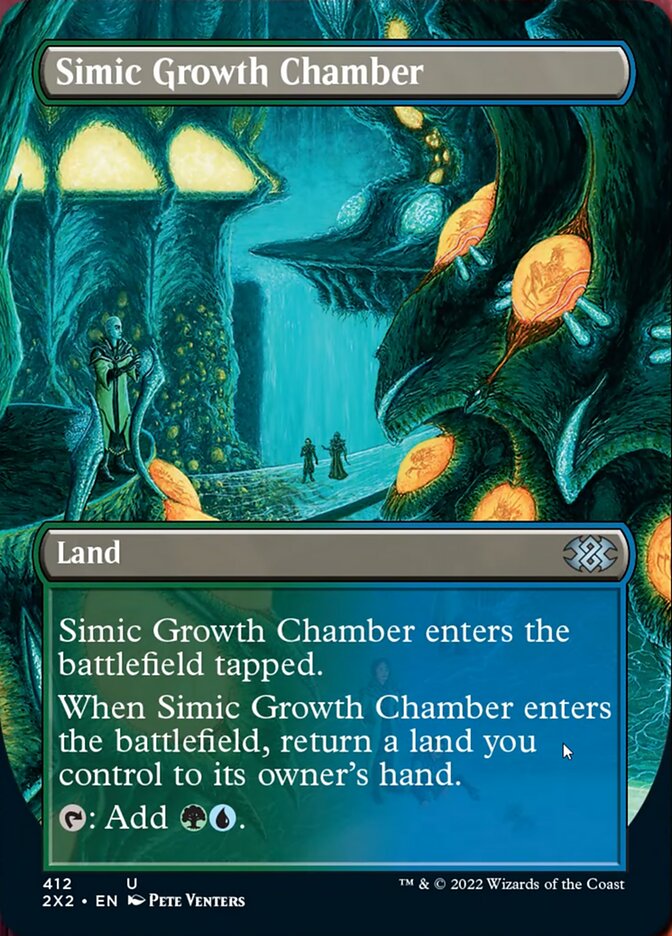 Simic Growth Chamber (Borderless Alternate Art) [Double Masters 2022] | Local Legends