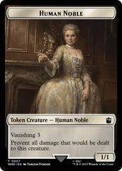 Human Noble // Mark of the Rani Double-Sided Token [Doctor Who Tokens] | Local Legends