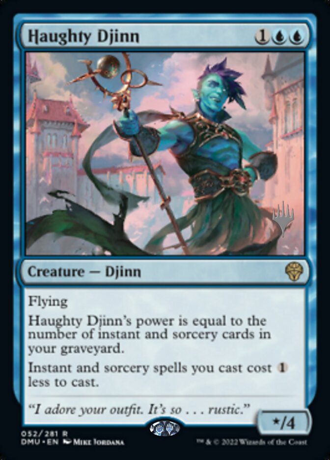 Haughty Djinn (Promo Pack) [Dominaria United Promos] | Golgari Games