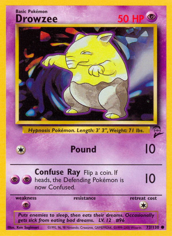 Drowzee (73/130) [Base Set 2] | Local Legends