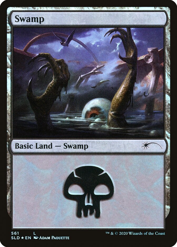 Swamp (Witchcraft) (561) [Secret Lair Drop Promos] | Local Legends