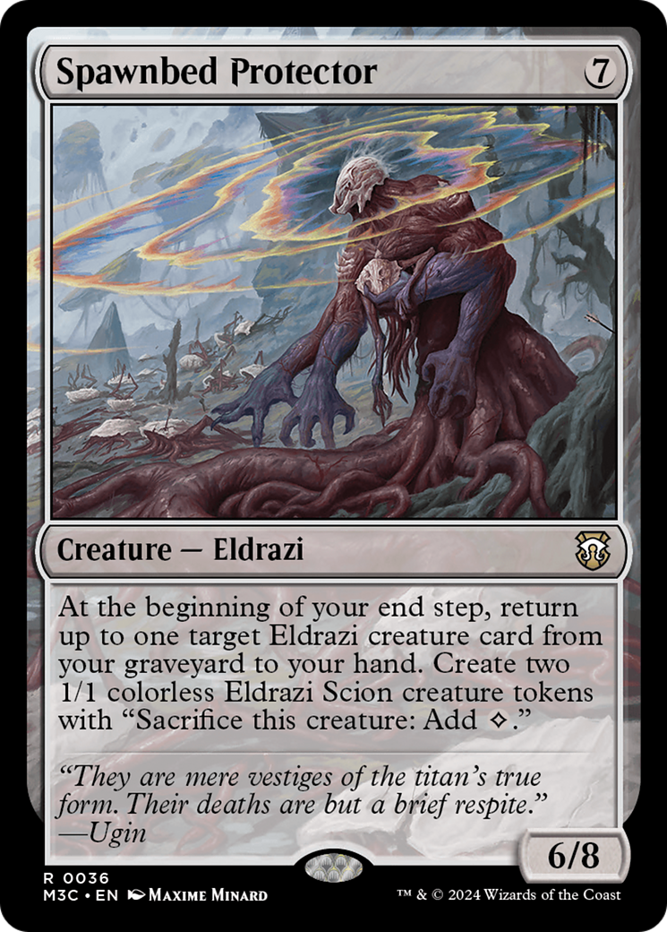 Spawnbed Protector (Ripple Foil) [Modern Horizons 3 Commander] | Local Legends