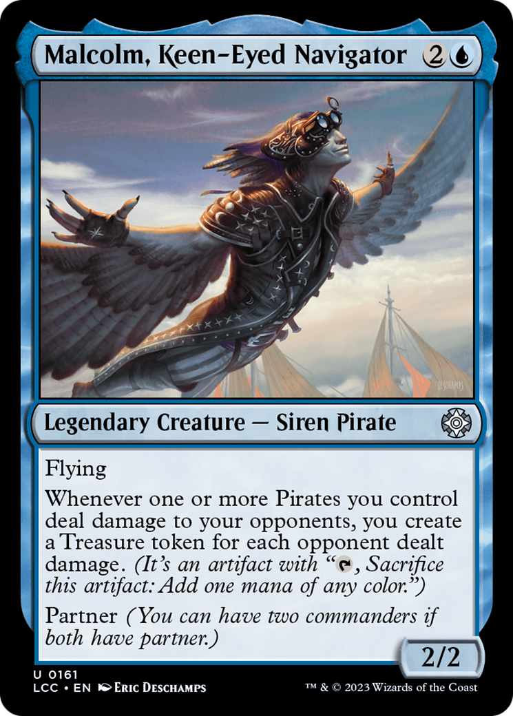 Malcolm, Keen-Eyed Navigator [The Lost Caverns of Ixalan Commander] | Local Legends