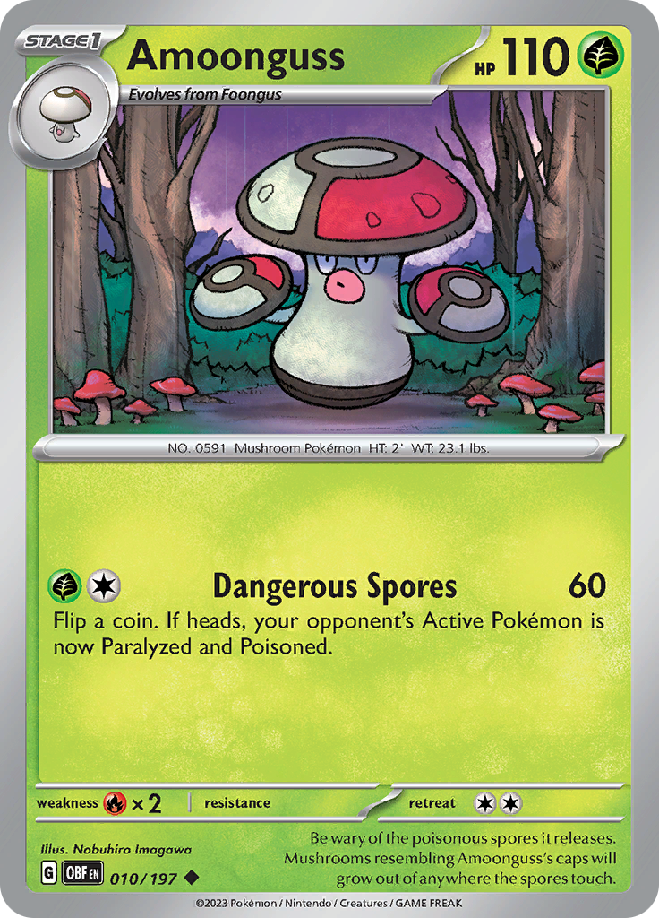 Amoonguss (010/197) [Scarlet & Violet: Obsidian Flames] | Local Legends