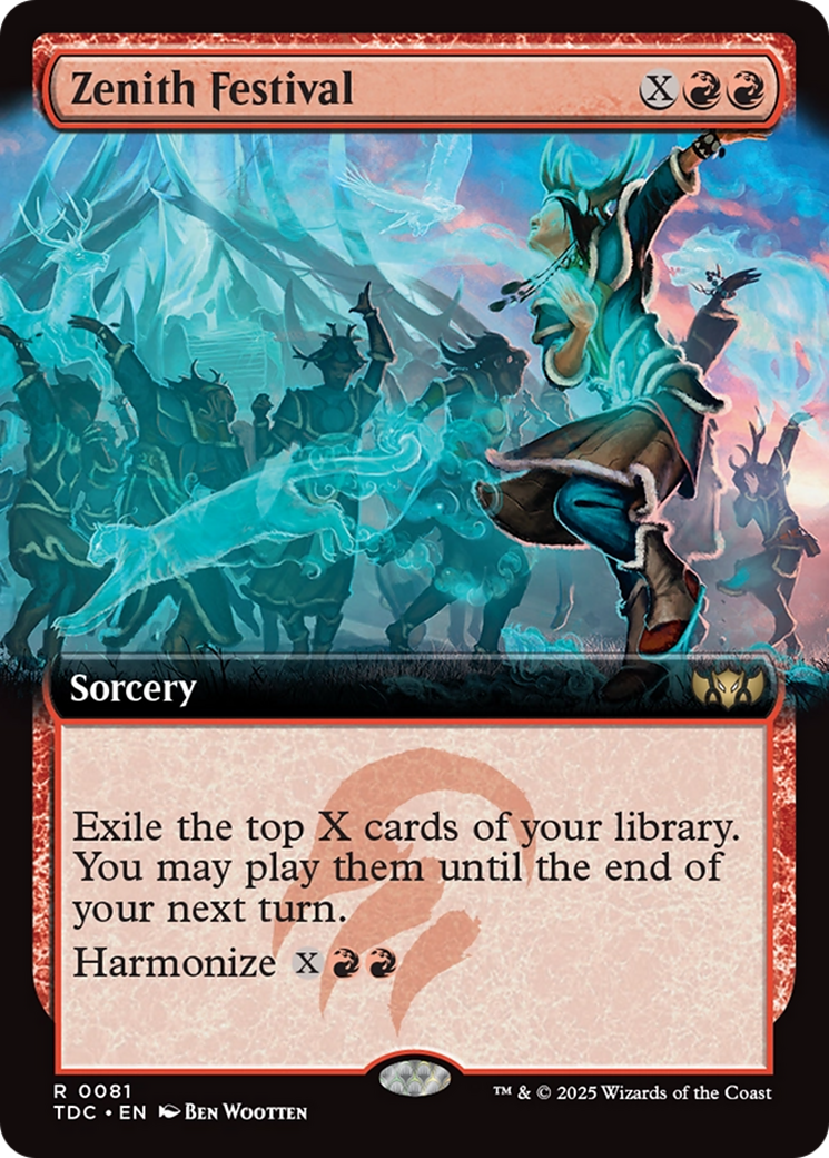 Zenith Festival (Extended Art) [Tarkir: Dragonstorm Commander] | Local Legends