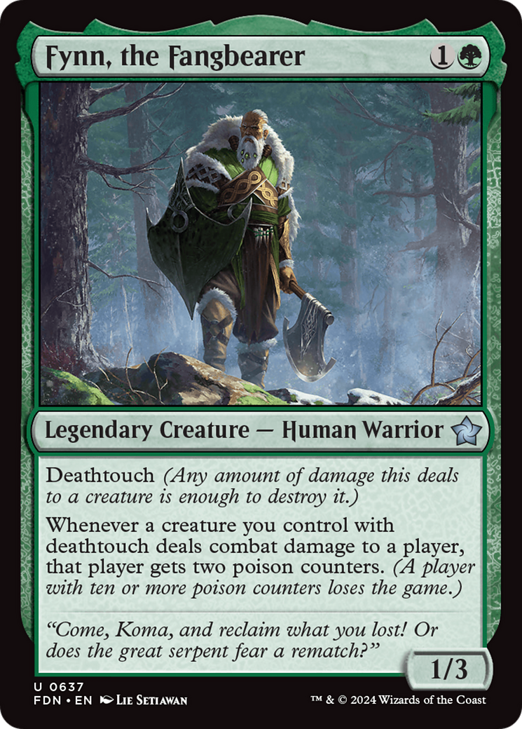 Fynn, the Fangbearer [Foundations] | Local Legends